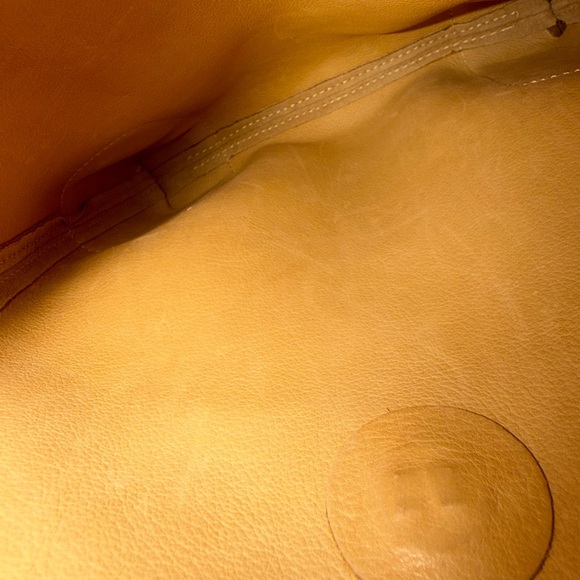 💯Loewe Tan and Cream Suede Crossbody Bag - Picture 11 of 16